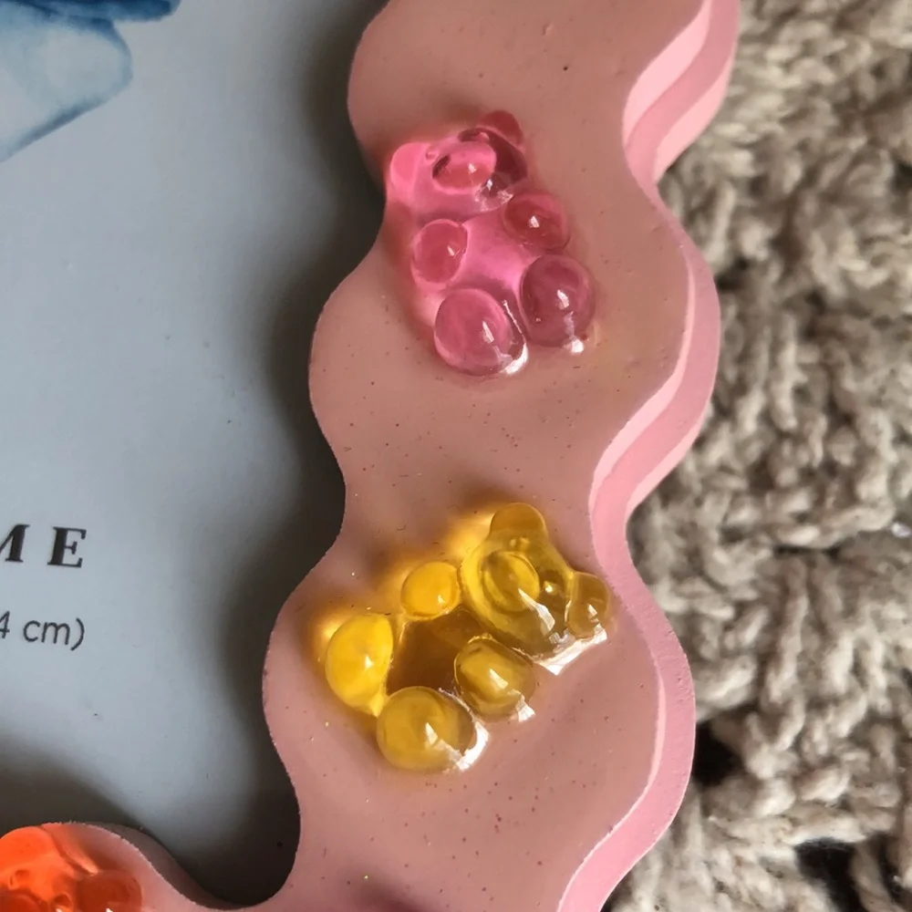 Pink Gummy Bear Accent Photo Frame